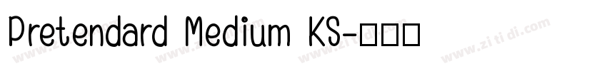 Pretendard Medium KS字体转换 Pretendard Medium KS字体转换